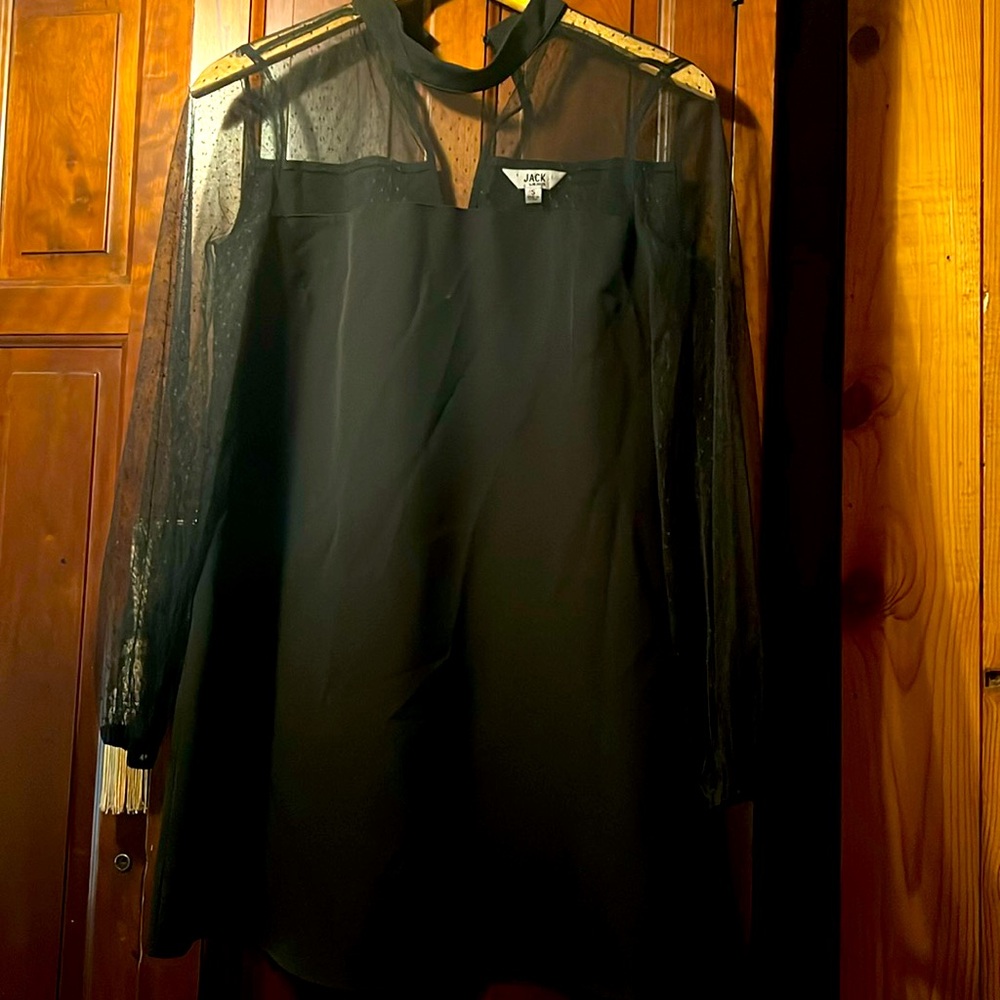 JACK BY BB DAKOTA NWOT LITTLE BLACK MINI DRESS SIZE S